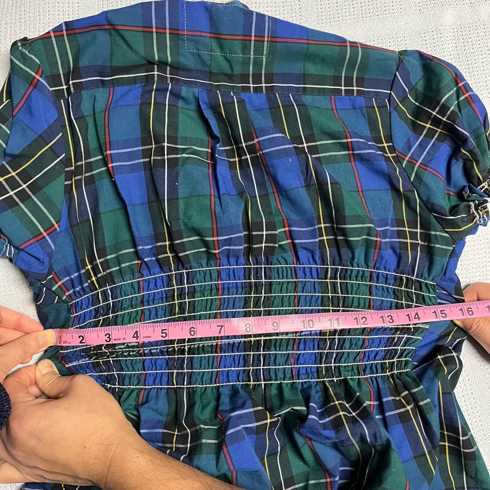 Urban Renewal Plaid Ruffle Top - Size S/M - Picture 7 of 7
